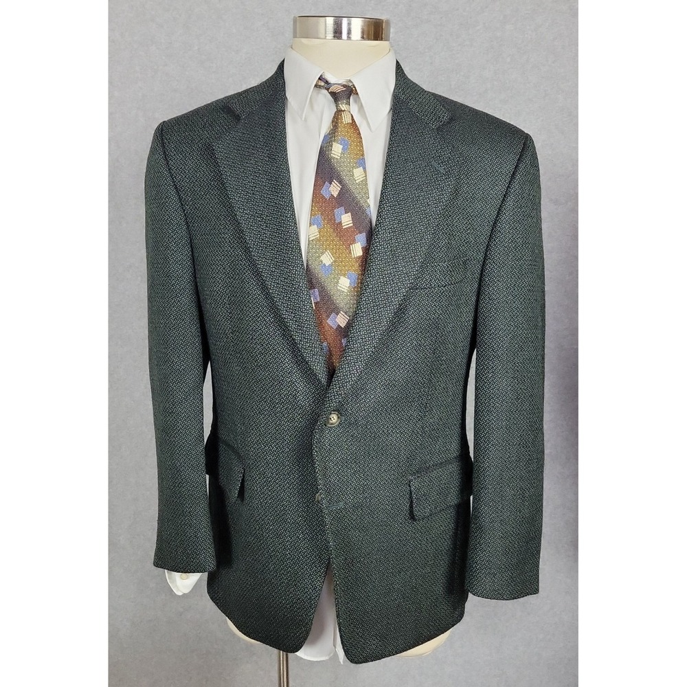 Magee Moriarty's Gap of Dunloe Green Blue Tweed Blazer Sport Coat Jacket 42S